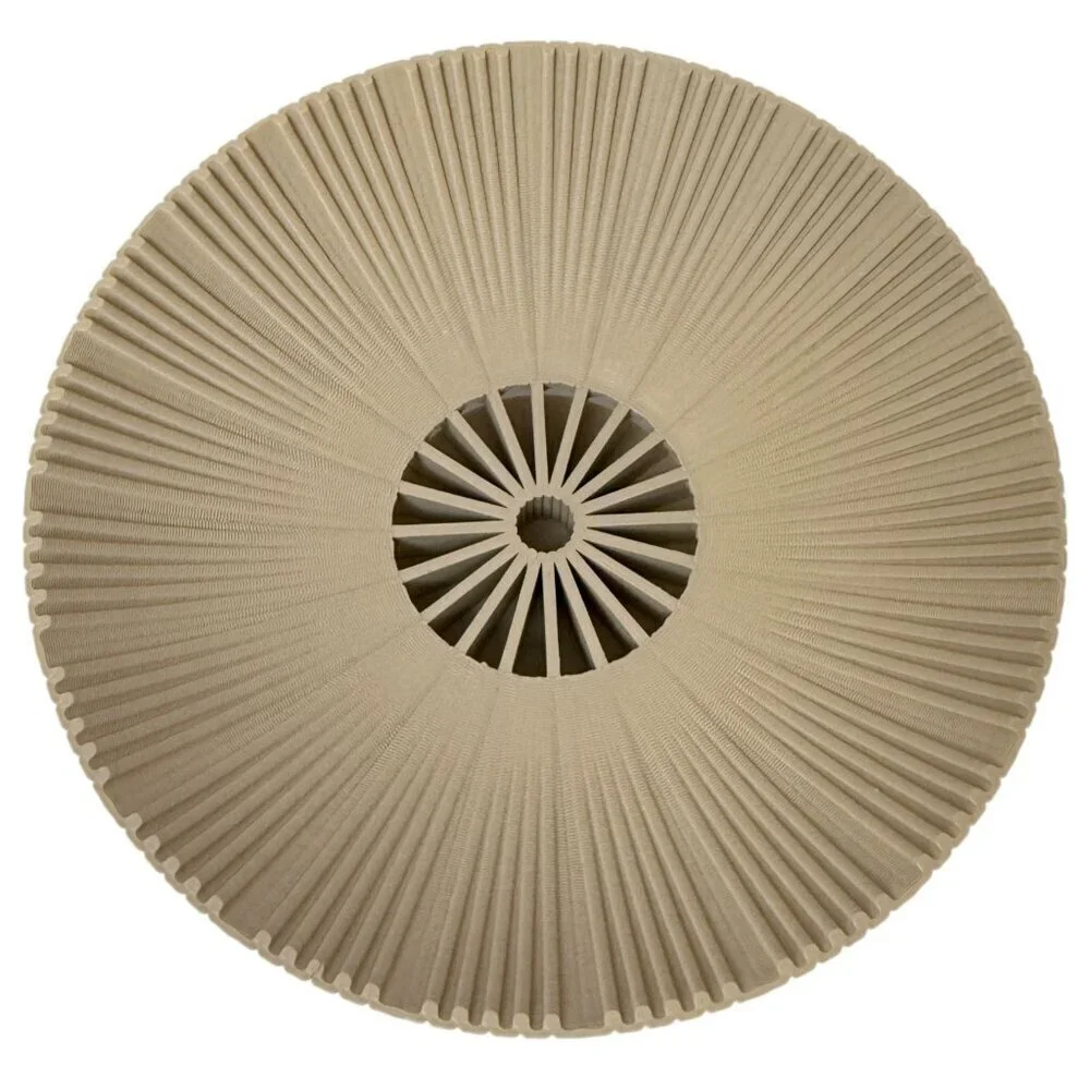 CYRK. DESIGN Radiant Fruit Bowl Beige Tan 10.75